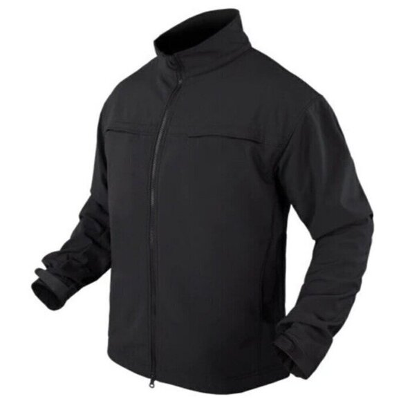Condor  Covert Men's Sz XL Black Softshell Full Zip Tactical Jacket - Picture 1 of 12
